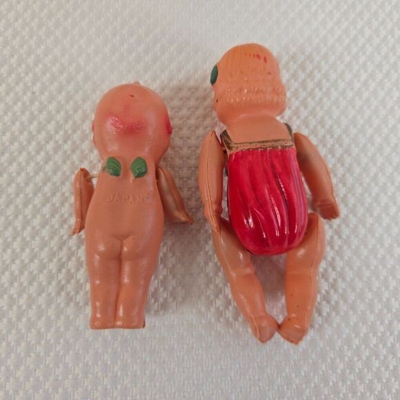 Vintage Celluloid Dolls Lot 3 Kewpie Betty Boop Flapper Girl Japan - Picture 4 of 8